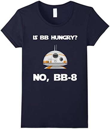 Women's Funny Star Jedi Droid Fans T-Shirt BB-8 Wars Gag Gift Tee  XL Navy