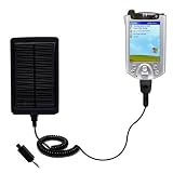 41LA 4rkyAL. SL160  Solar Powered Rechargeable External Battery Pocket Charger for the HP iPAQ h5550 / h 5550   uses Gomadic TipExchange Technology