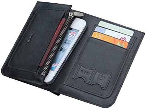 MagicTale Genuine Leather Men's Phone Wallet Case for iPhone 5/5S/5C/4/4S