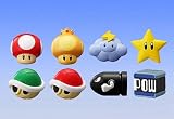 41LA2uJVorL. SL160  Super Mario Bros Mario Kart Mini Figure Set Of 8