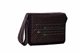 Lassig Messenger Diaper Bag, Wallpaper Choco