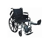 Stylish Ultralight Extra Wide Adult Wheelchair - Anti-Tippers Included & More