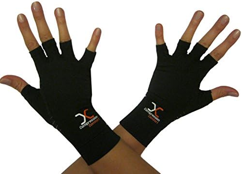 Best Compression Gloves Copper Comfort- Helps Arthritis Speeds Recovery in Hands & Fingers - Highest Copper Percent GUARANTEED *Pair of Small Gloves*