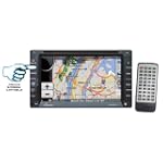 Lanzar SNV65I3D 6.5-Inch 2 x DIN In-Dash Touchscreen LCD Monitor with DVD/CD/MP3/MP4/SD/AM-FM/Bluetooth and GPS with USA/Canada/Mexico Maps