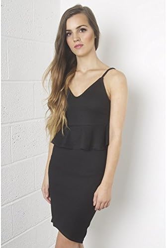 Peplum Co-ord in Black 6 Black