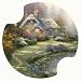 Everett's Cottage - Thomas Kinkade Coasters for Your Car