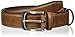 Dockers Men's Drop-Edge Belt with Double-Row Stitching