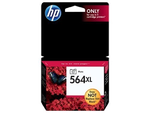HP 564XL Photo Black High Yield Genuine Original Print Cartridge 290 pages *Not for Photosmart Plus Printers* (CB322W)