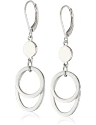 ELLE Jewelry Sterling Silver Lever Back Earrings