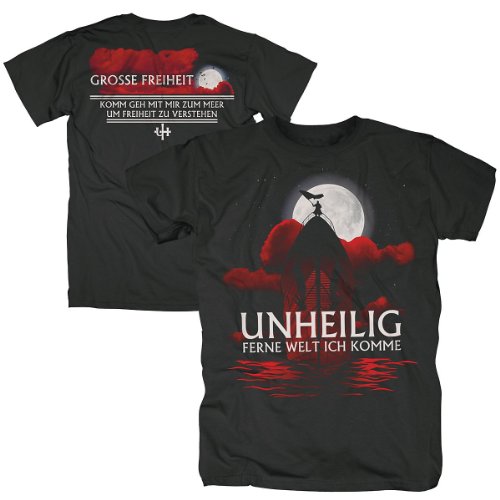Produkt-Bild: Universal Music Shirts Unheilig - Ferne Welt ich komme 4844413 Unisex - Erwachsene Shirts/ T-Shirts, Gr. 40/42 (L), Schwarz (schwarz)