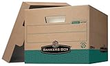 IMAGE OF Fellows Banker Box Recycled Letter/Legal Stor/File Storage Box 12 pack (12770)