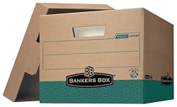 Bankers Box Stor/File 100% Recycled Medium-Duty Storage Boxes, Letter/Legal, 12 pack (12770)