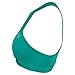 adidas Women's Performance Techfit Molded Cup Bra, Equipment Green/Silver Logo, X-Large