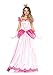 Leg Avenue Women's 2 Pc Classic Pink Princess Costume with Satin Gown, Crown Headband