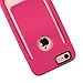 iPhone 6 Case, iPhone 6s Case, CellJoy [SLiM CLiP] Hybrid Case [Built in Belt Clip] [TPU] (Hot Pink) Protective Cover Skin