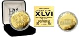 NFL Super Bowl XLVI 24KT Gold Flip Coin