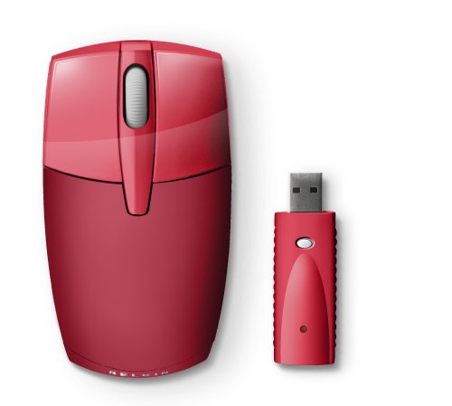 Belkin Wireless Travel Mouse Jetset Red Picture