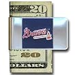 Atlanta Braves Large Metal Money Clip - MLB Baseball Fan Shop Sports Team Merchandise