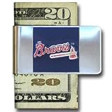 Atlanta Braves Large Metal Money Clip - MLB Baseball Fan Shop Sports Team Merchandise