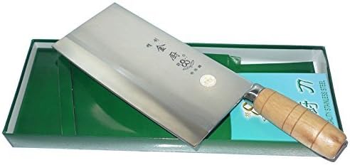 Heavy Duty Carbon Ss Steel Square Meat Cleaver