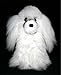 Soft Cuddly Alpaca Stuffed Animal Hand Made Pet Dog Teddy Bear APD_WHITEBROWN10_083