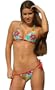 60s-bikini3 Connected Halter Top & Brazil Tie Bikini (60s Flower) Bikini Top: S \ Bottom: L