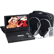 Audiovox D1988PK 9-Inch Slim Line Portable DVD Player with Bonus Headphones and Car Kit