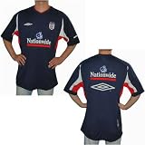 Mens Umbro Athletic DRI-FIT Short Sleeve England Football Jersey T Shirt - X-Large