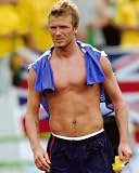 David Beckham Shirtless 16x20 Color Photo