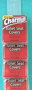 Charmin Travel Toilet Seat Covers 5 Pieces Clipstrip (Pack of 9)