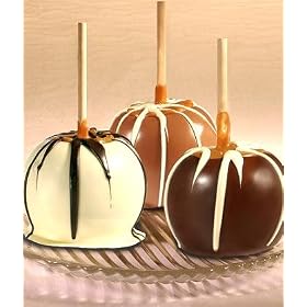 Gourmet Caramel Apples - Belgian Chocolate Dunked:  Grocery &amp; Gourmet Food