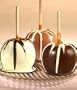 Gourmet Caramel Apples - Belgian Chocolate Dunked, Set of 2 Milk Chocolate Dunked