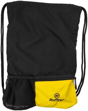 Stuffitts Odor-Killing Bag, Black/Yellow