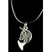 French Horn Necklace - Pewter