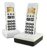Produkt-Bild: Doro PhoneEasy 336w Duo schnurloses Telefon (DECT, Mobilteil inkl. Ladeschale, extra gro&szlig;e Zeichen) wei&szlig;
