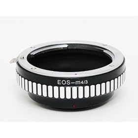Canon EOS Lens to Micro 4/3 Four Thirds System Camera Mount Adapter, Olympus PEN E-P1 E-P2, Panasonic Lumix DMC-GF1, GH1, G1