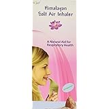 SQUIP Himalayan Crystal Salt Inhaler, Ceramic Salt Pipe, Salt Air Respiratory Help, 1 count