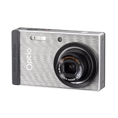 Pentax Optio RS1500 Digitalkamera (14 Megapixel, 4-fach opt. Zoom, 7,6 cm (3 Zoll) Display) silber