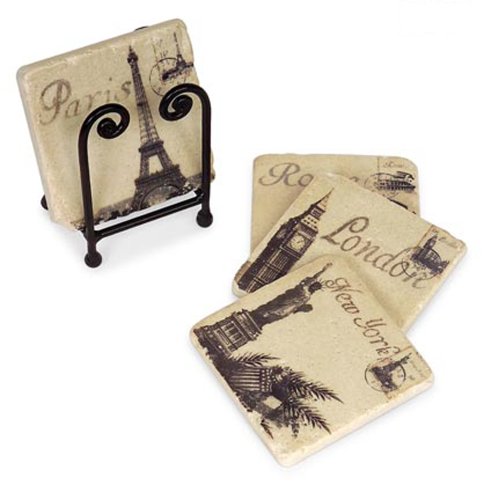 IMAX Coasters with Stand