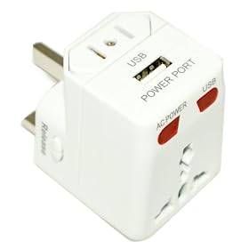 Ex-Pro� Travel worldwide Travel Adaptor/Charger plug -Covers 175 countries (With USB) covers :- Albania Algeria Angola Argenita Austria Azores Bangladesh Belgium Bolivia Bosnia Brazil Bulgaria Burkina Faso Burundi Cameroon Canary Islands Cape Verde Channel Islands Chile China Comoros Congo Croatia Cyprus Denmark Djibouti Egypt Eritrea Finland France Gabon Germany Gibraltar Greece Greenland Guadeloupe Guinea Hungary Iceland India Indonesia Iran Iraq Isle of M an Israel Italy Kazakhstan Korean Kuwait Laos Lebanon Lithuania Luxembourg Macedonia Madagascar Madeira Mali Martinique Mauritania Mauritius Monaco Morocco Mozamique Nepal Netherlands Niger Norway Pakistan Paraguay Peru Poland Portugal Romania Russian Rwanda Senegal Somalia Spain Sudan Suriname Sweden Syria Thailand Togo Tunsia Turkey Uruguay Vietnam Yugoslavia(former) Zambia & more.