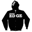EDGE - Straight Edge - Black Zip Up Hoodie
