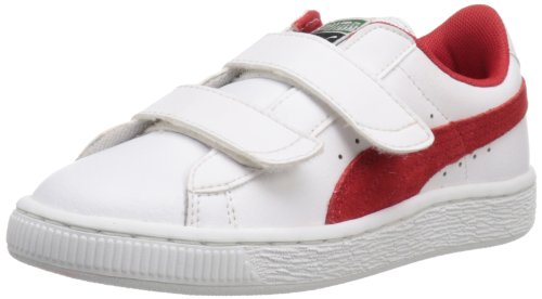PUMA Basket Classic Leather V Sneaker (Toddler/Little Kid)