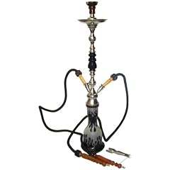 PEMA Shisha Aissa Wasserpfeife 87 cm schwarz - 2 Schl�uche - Original aus �gypten