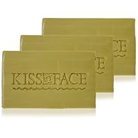 Kiss My Face Naked Pure Olive Oil Bar Soap, 3 Count