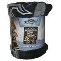 Northwest Company 50-Inch by 60-Inch Micro Raschel Throw, Kingdom Hearts Keyhole Design