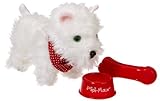 Stadlbauer 12040 - Pipi Max, Hund der trinken, laufen, bellen und Pipi machen kann, weiß