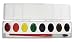 Prang 12 Pack, 8-Color Oval Watercolor Sets with No. 9 Brush, 00800