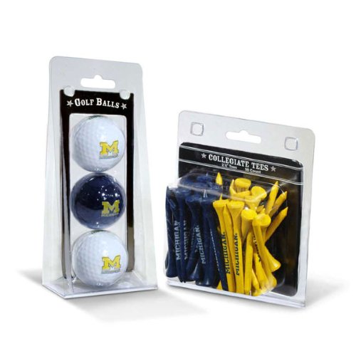 Michigan Wolverines Ball Tee Set