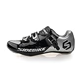Unisex road/Touring racing cycling shoes Size 9(275mm),forefoot width 90.32mm,Silver black mixed