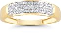 Men's 1/4 Carat Diamond Wedding Band in 14K Yellow Gold